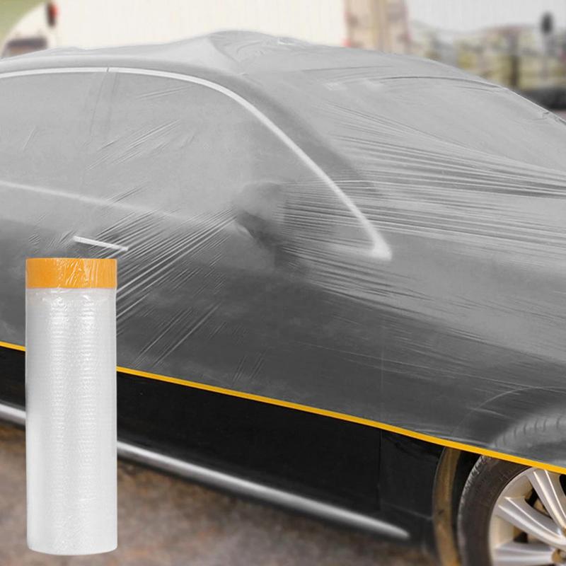 Защитная пленка для покраски, предварительно проклеенная на стену, мебельная пленка для покраски, водонепроницаемая, автомобильная защитная пленка для покраски, рулон для