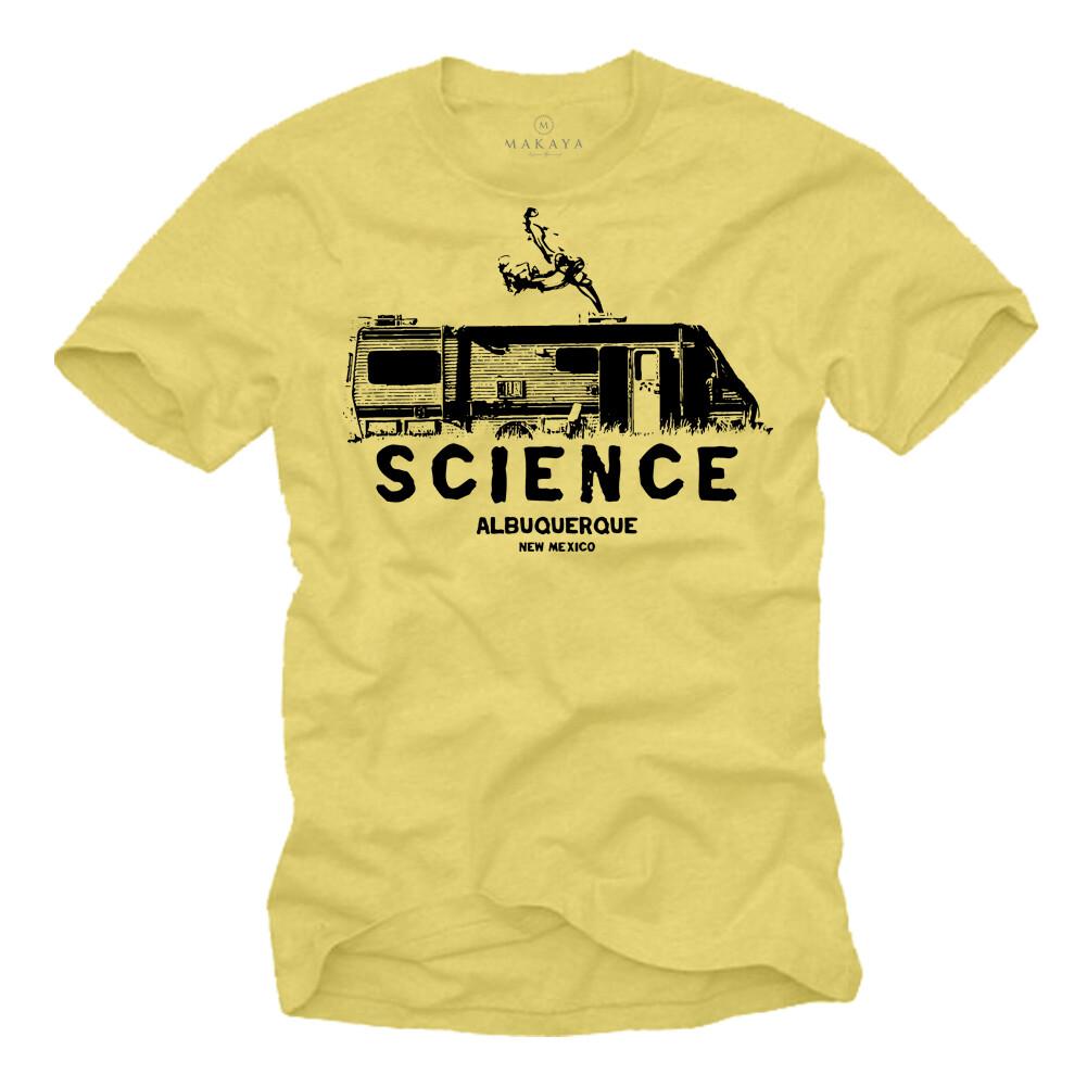Science Men's Camper Walter Jesse Pinkman Los Pollos Breaking Bad Dope T-Shirt-