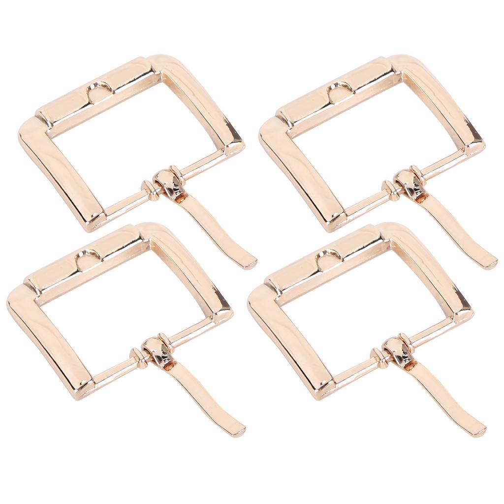 Belt Buckle Single Prong for Leather Strap Windbreaker Replacement DIY Accessories 20mmGold