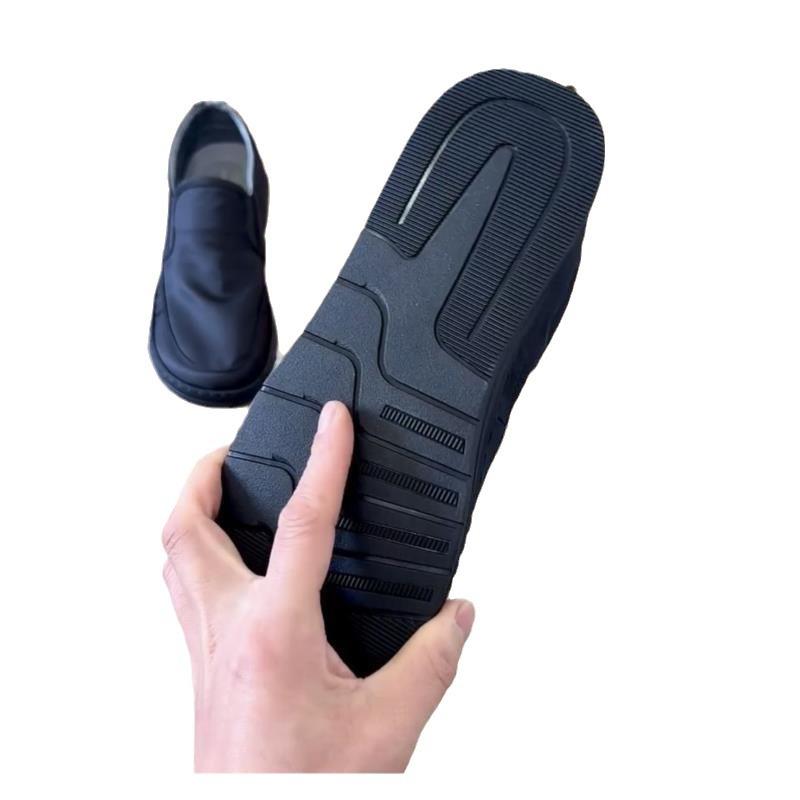 Мода 2025 Новые мужские слипоны из парусины, низкие кеды, повседневная спортивная обувь, легкие, дышащие, противоскользящие, удобные для ходьбы/зала