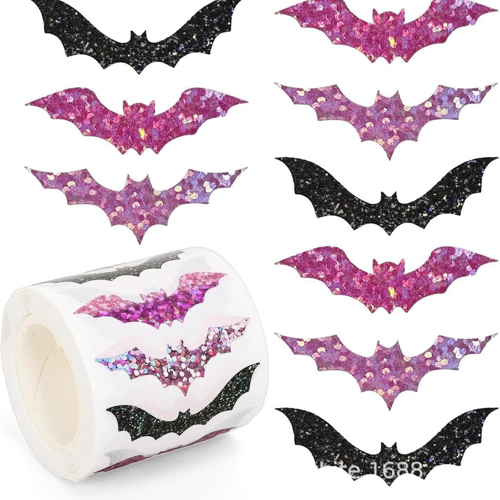 Halloween Party Pumpkin & Ghost Waterproof Stickers - Self-Adhesive Decoration for DIY Journals