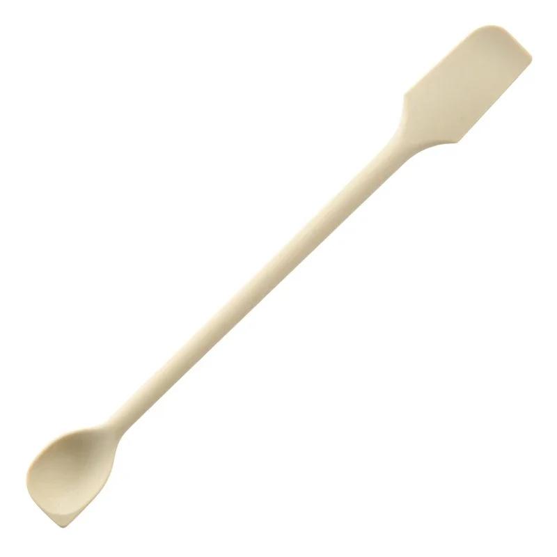 Silicone Spatula Set Double-Headed Scraper Long Hand Stirring Spoon Jam Cream Deep Bottle Spatula Coffee Spoon Party Supplies