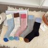Cotton Mid Tube Socks Soft Breathable Women Stockings Cute Colored Socks  Autumn Winter