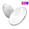 NEW 50W Qi Wireless Charger Fast Charging Pad for All Qi Standard iPhone Samsung Huawei Xiaomi Android Mobile Phone