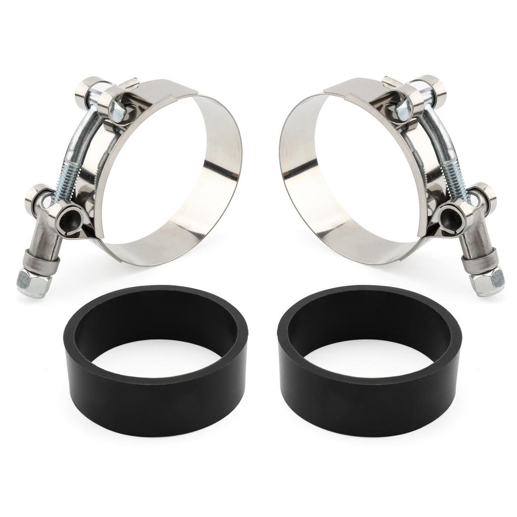 Motorcycle Intake Manifold Clamp Kit with Flat Seals For Harley Shovelhead Ironhead FX XL FL Wide Glide Low Rider XL Sportster
