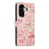 Colorful Painting Vegan Leather Flip Phone Case For Samsung Galaxy A36 5G, Wallet Card Slot Kickstand With Lanyard Protective Cover