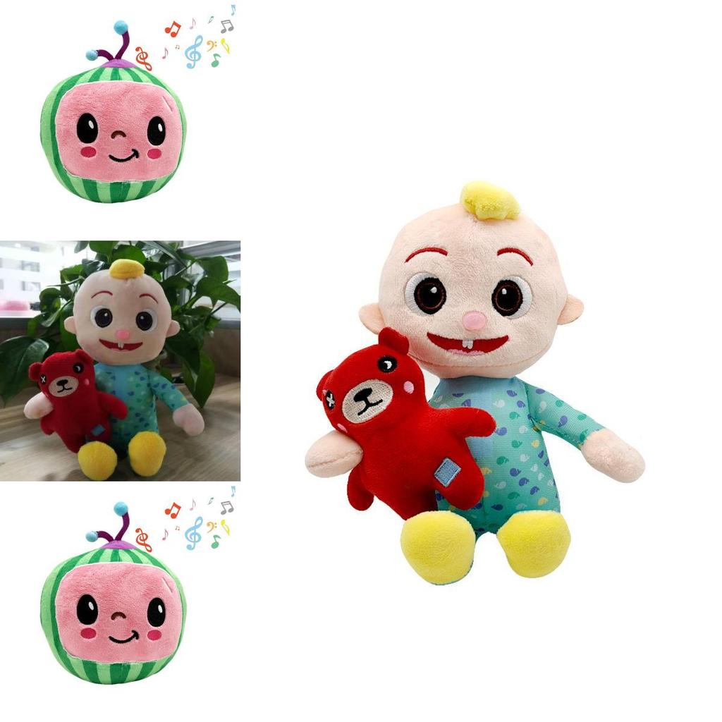 Adorable Kawaii Cocomelon Watermelon Music Toy With 8 English Songs And Plush Comfort