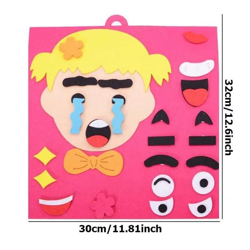 Малыш Монтессори Математика Фетровая доска Игрушка Обучение цифрам пальцами Счет Дошкольные манипулятивы Обучающие развивающие игрушки TMZ