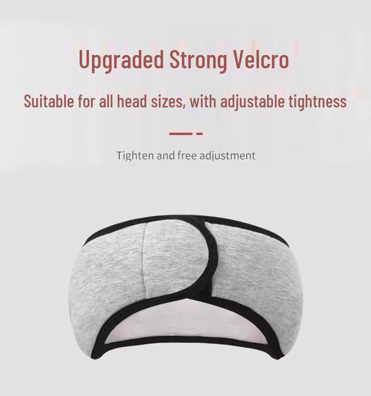 Регулируемая шумоизолирующая повязка для сна с наушниками и маской для глаз