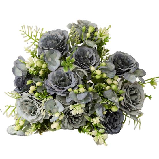 Практичный искусственный цветок пиона, реалистично выглядящий, прозрачная текстура, придает жизненную силу