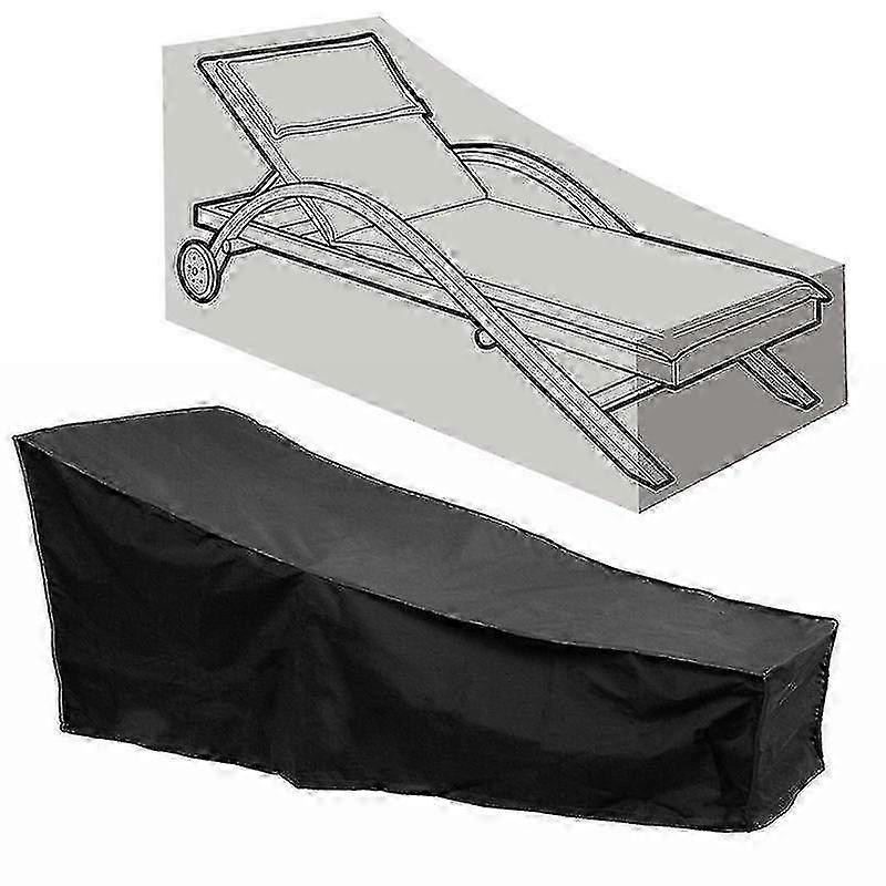 Lounger Dust Cover Polyester Awning Waterproof Dust Cover Suitable for Outdoor Furniture Balcony Garden