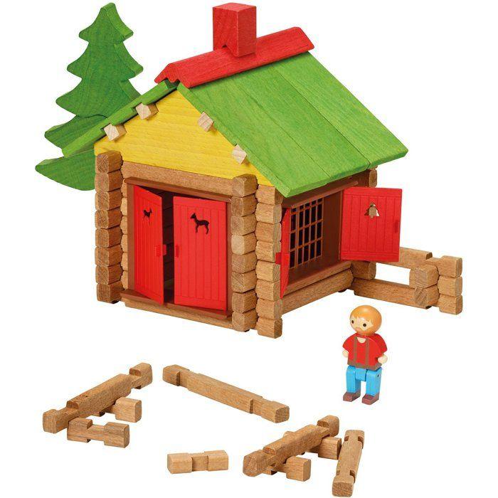 JEUJURA - Construction en bois - Mon chalet en bois - 95 pièces - Dès 5 ans