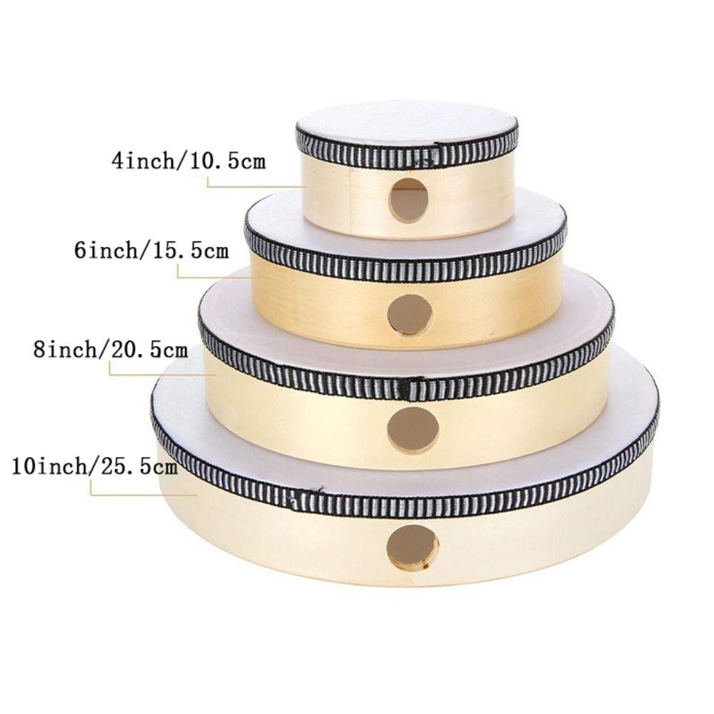 Ручной перкуссионный инструмент Деревянная рама Музыкальный инструмент Игрушка Бубен Детский барабан Создать