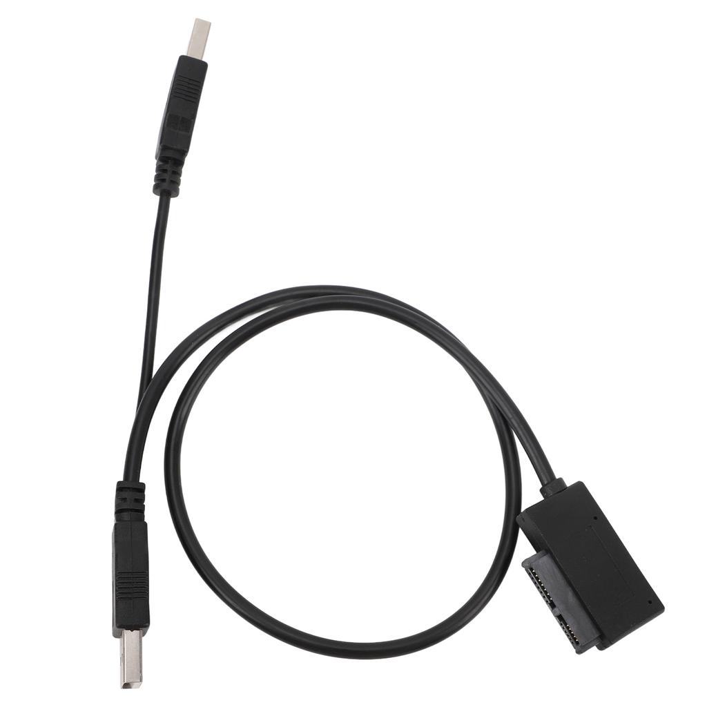 Кабель-адаптер USB на 7+6 13Pin Slimline SATA 480 Мбит/с Поддержка горячей замены Кабель USB 2.0 на SATA для привода CD DVD ROM ноутбука