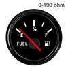 Boat Marine Fuel Level Gauge 52mm Pointer Fuel Level Gauge LED Light Display Fuel Gauge for Boat Car Truck RV Camper Customized