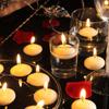 6/10/16pcs Romantic Unscented Floating Candles DIY Round Decor Party Supplies for Dinners Anniversary Weddings Valentines Events