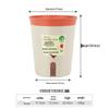 Self-Watering Resin Flower Pot for Hydroponic Plants - Ideal for Home and Balcony Gardening