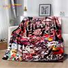2025 H-Helluva Boss Blitzo Cartoon Soft Blanket, Soft Throw Blanket для дома, спальни, кровати, дивана, пикника, дорожного чехла, подарка ребенку