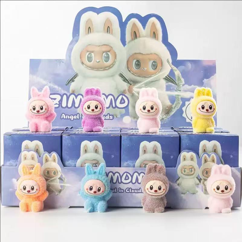 Популярная рождественская кукла Abubu от Pop Mart, елочное украшение, игрушка-сюрприз