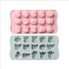 Cartoon Silicone Ice Tray Mold Chocolate Mold Household Cake Mold DIY Baking Tools