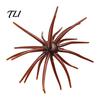 Bionic Fishing Lures 5Pcs Sea Urchin Lure, 4cm/0.5g, 7cm/1.6g, 9cm/2.8g, 11cm/8.7g Floating Bass Tackle Artificial Bait, Fuzzy Soft Lure for
