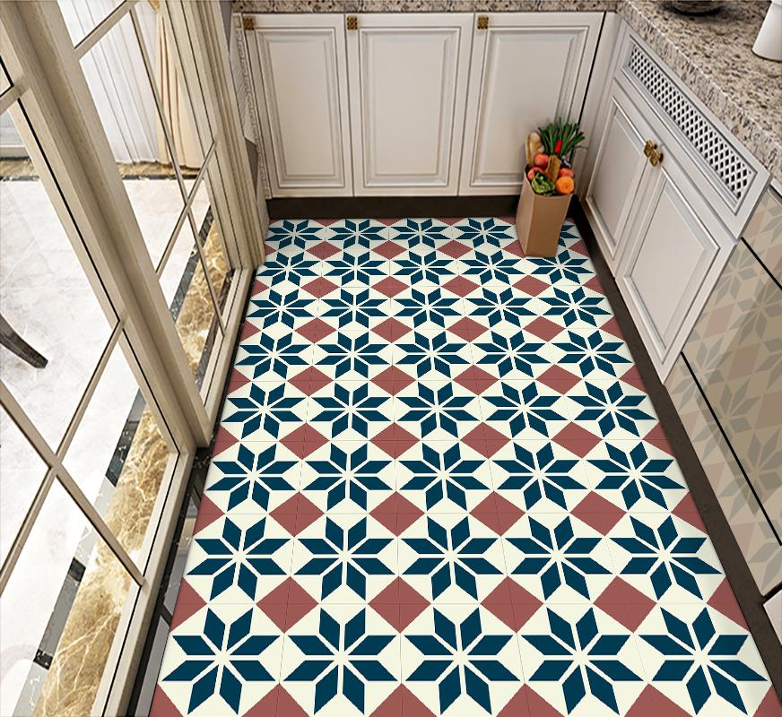 10/15/20/30 см геометрическая плитка, напольная наклейка для кухни, ванной комнаты, домашний декор, износостойкие водонепроницаемые матовые художественные обои