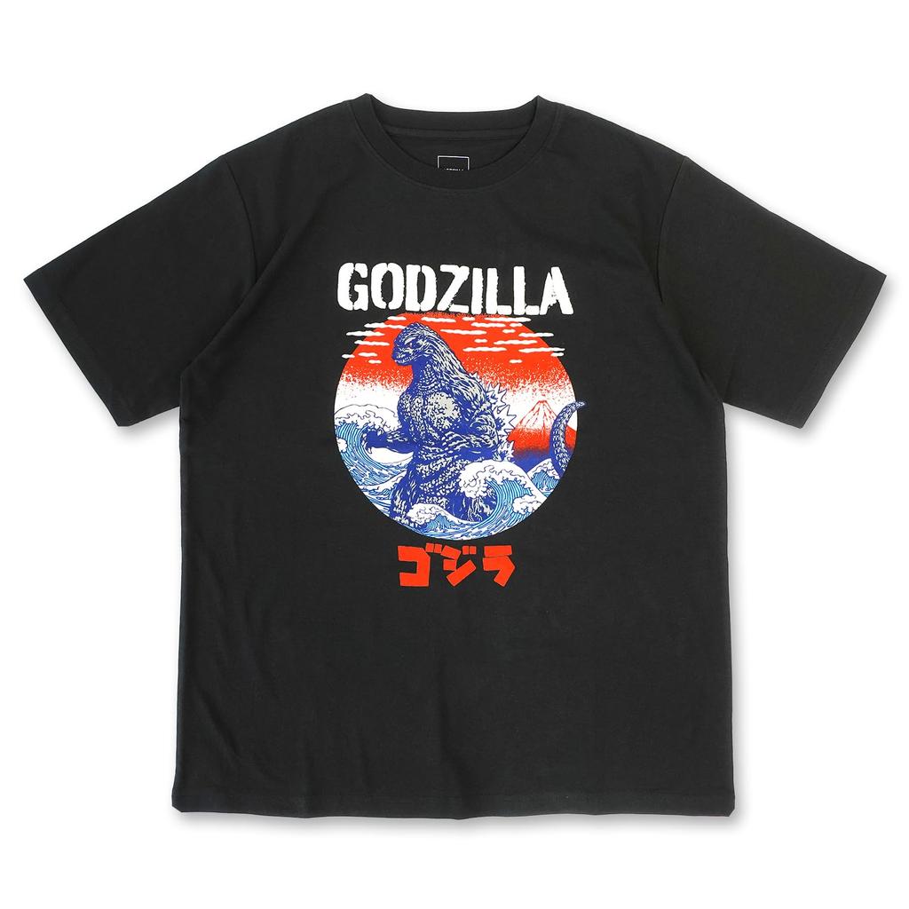 Футболка Fineplus Godzilla, с коротким рукавом, с принтом постера Кинг Гидоры, в японском стиле, с дизайном цветущей сакуры, атрибутика с персонажем