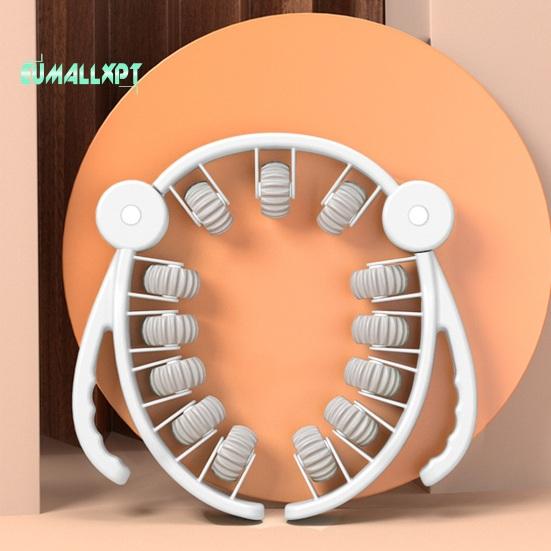 Многофункциональные круглые зажимы для ног, вращающийся на 360 градусов, 13-колесный роликовый массажер для мышц ног, шеи, рук, рук, расслабляющий массажер для мышц, оборудование для спортивной йоги в помещении