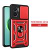Портативная подставка Защитный чехол для камеры для Xiaomi Redmi 10 5G Гибридный Armor Вращающийся кронштейн 360° Чехол Redmi10 5g