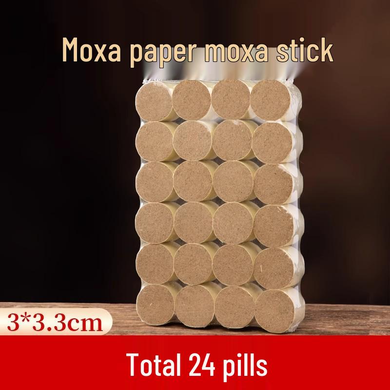 Очень большая толстая мокса-палочка из чистой полы для моксотерапии - Выдержанная полынь, толстая палочка.