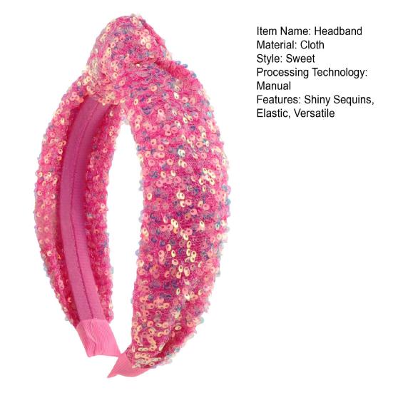 Обруч для волос для девочек, нарядная сверкающая радужная повязка на голову, аксессуары для волос, повязка на голову для девочки на день рождения, подарок