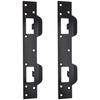 Metal Door Strike Plate Rustproof Security Front Door Security Devices Reinforcement Plate with 5-1/2 Inch Hole