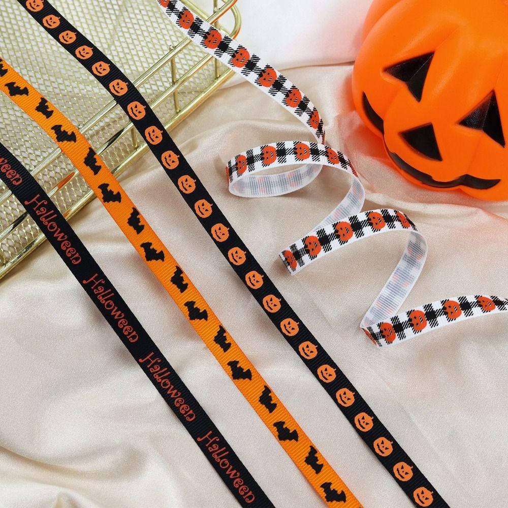 Cartoon Halloween Gift Wrap Ribbon DIY Crafts Party Favor Ribbon Scrapbooking Supplies