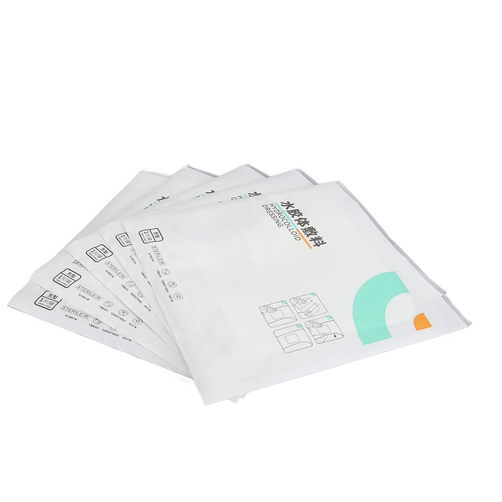 5 шт. Гидроколлоидная гелевая повязка Прозрачная водонепроницаемая гидроколлоидная раневая повязка