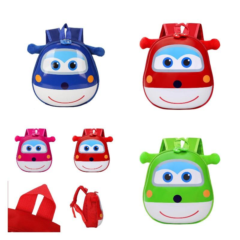 Cute Cartoon Animal Children's Backpack For Boys And Girls With Pvc Material And Reduced Load Functionality