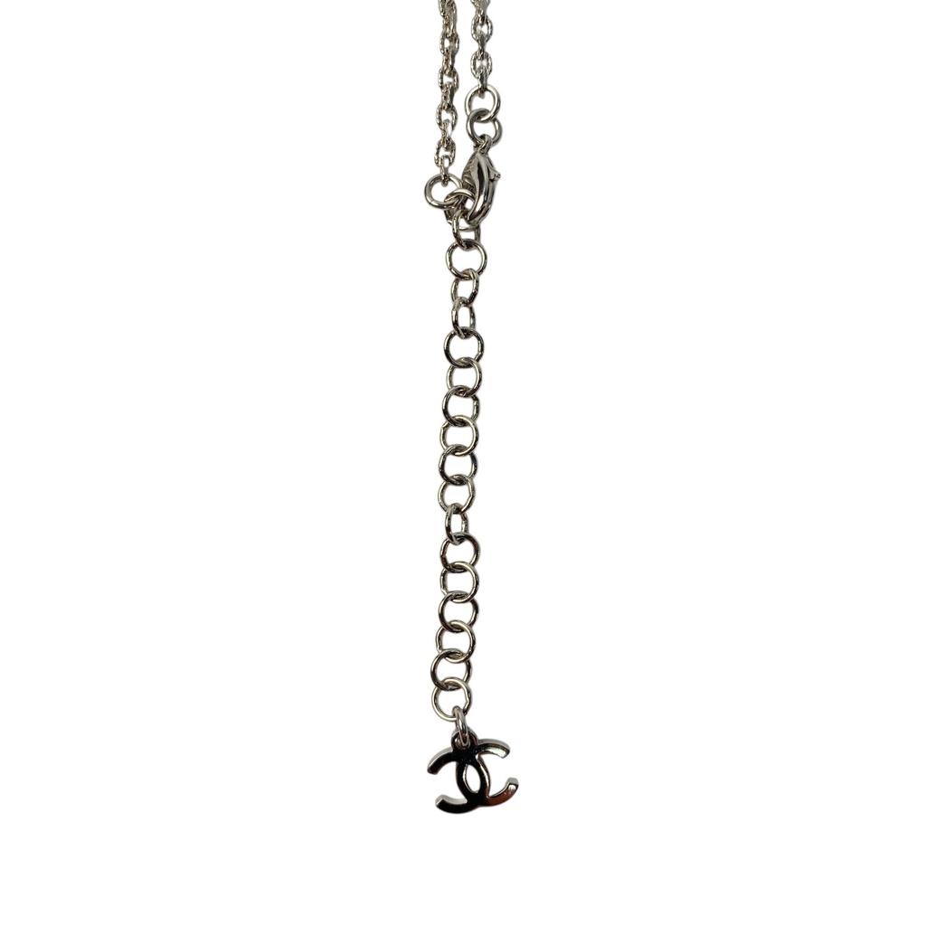 Used CHANELNecklace Silver Women
