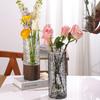 Elegant Transparent Flower Vase Modern Decorative Bottles Floral Arrangement Glass Vase Home