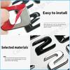 ABS Car Trunk Letters Logo Emblem Badge Decals Sticker Mercedes Benz SLK Class R170 R171 4MATIC SLK200 SLK300 SLK350 SLK250