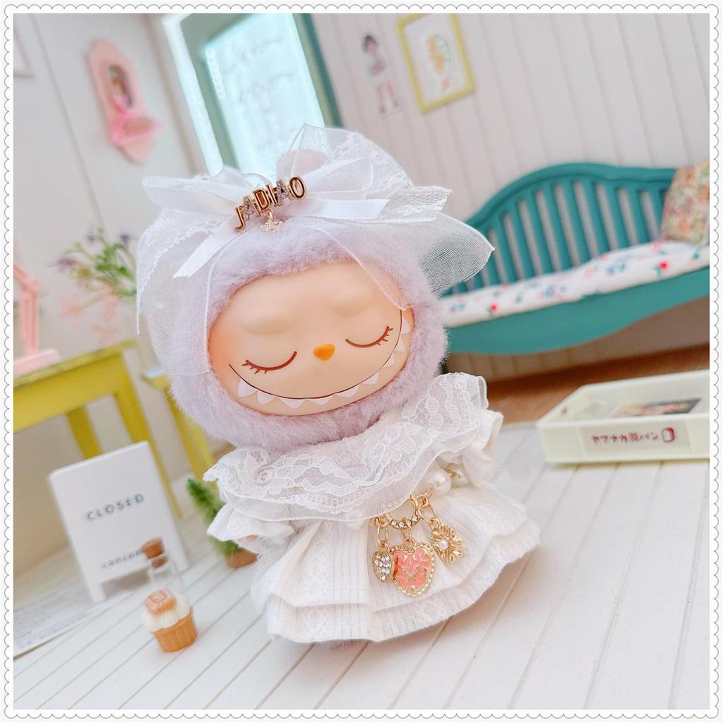 17см Виниловый брелок-кукла Лабубу: Коллекция одежды-сюрпризов первого и второго поколения