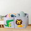 Складной кубический ящик для хранения игрушек, детский органайзер для игрушек, войлочная тканевая корзина для хранения игрушек в виде животных из мультфильмов, детские контейнеры для игрушек