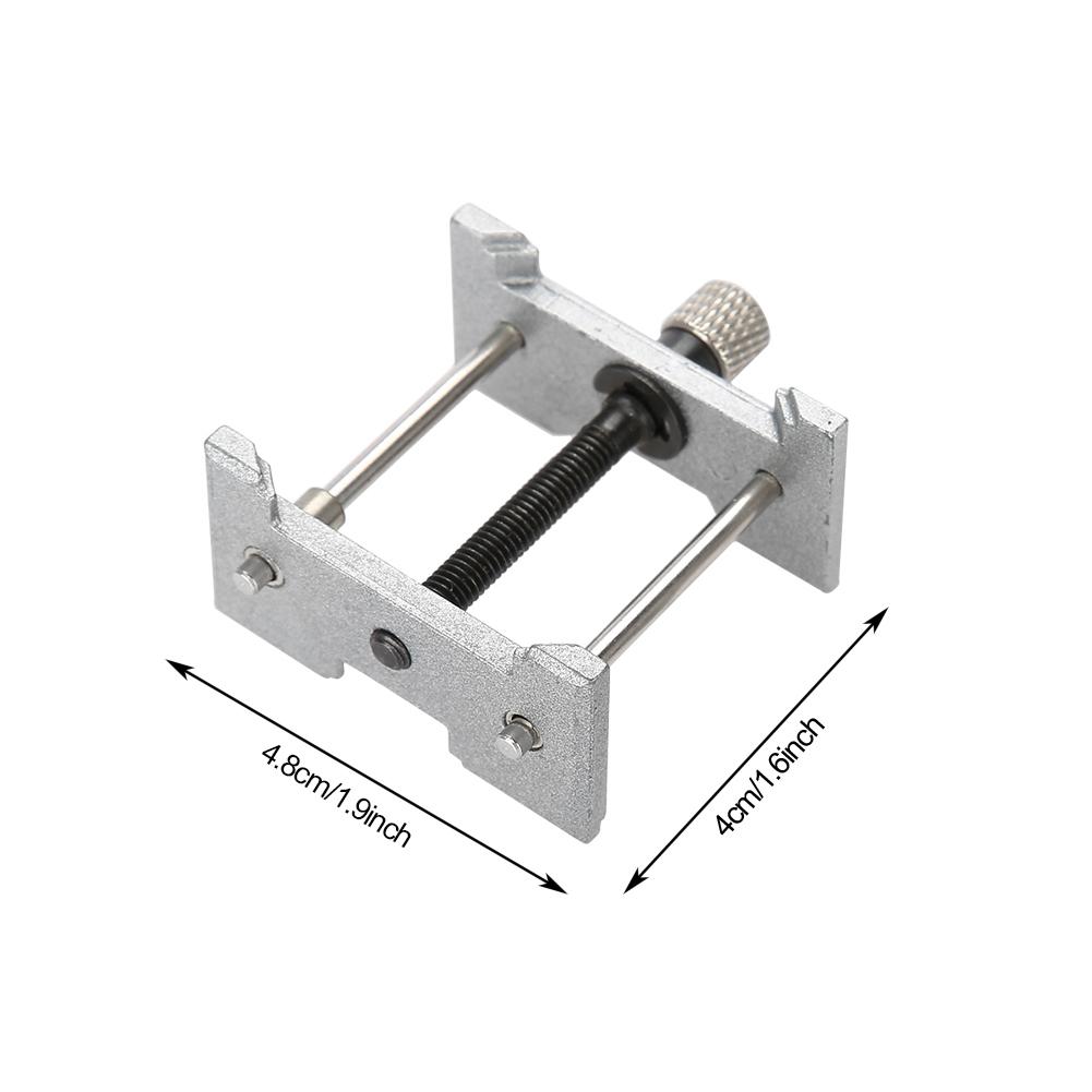 2-местный металлический держатель для часового механизма, инструмент для ремонта и обслуживания часов