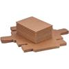 1set Kraft Paper Folding Box Drawer Box Rectangle BurlyWood Finished Product: 12.1x5.1cm Inside Size: 10.6x3.6x3.5cm 20pcs/set