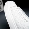 New men's shoes spring and autumn flat-soled casual leather shoes sports shoes black and white men's thick-soled breathable