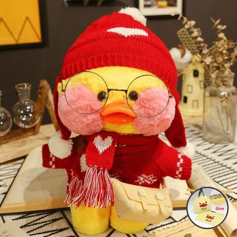 Kawaii 30 см Plushie Lalafanfan желтая утка животное плюшевые мягкие игрушки для девочек детская милая кукла подарок на день рождения/Рождество