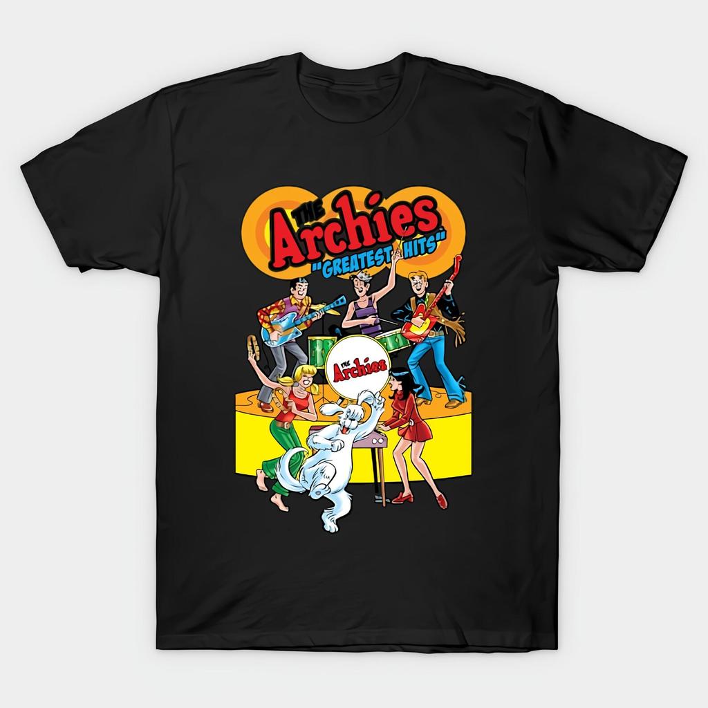 The Greatest Hits Archies Sugar Black T shirt Size S-4X Casual