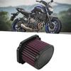 Воздушный фильтр для мотоцикла, резиновый, с высоким расходом, для плавного ускорения, очиститель воздушного фильтра для мотоцикла, замена для XSR700 2016–2020 гг. для MT-07 2014–2020 гг.