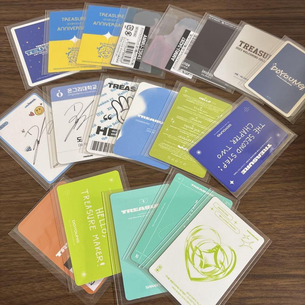 [ИСПОЛЬЗОВАННЫЙ] набор коллекционных карточек Treasure Doyoung