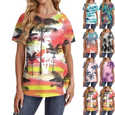 Женские футболки с коротким рукавом, милые туники с круглым вырезом, топы, базовые футболки, блузки, свободный пуловер