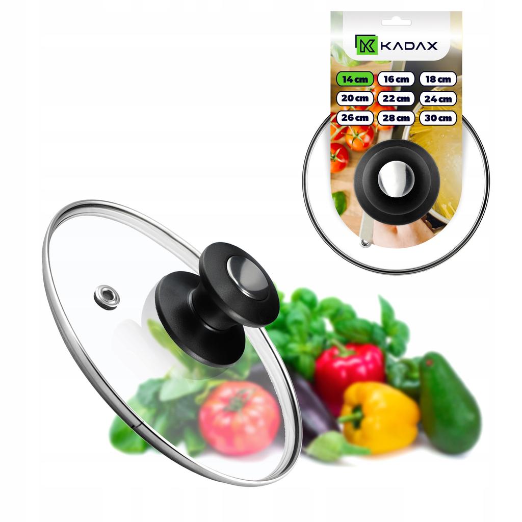 KADAX Стеклянная крышка Крышка для кастрюли сковороды