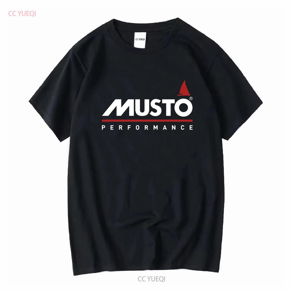 T shirt Musto PerforUnisexce Unisex Black Size S XL vintage Washed Soft Stylish designer clothes Slightly Stretched streetwear